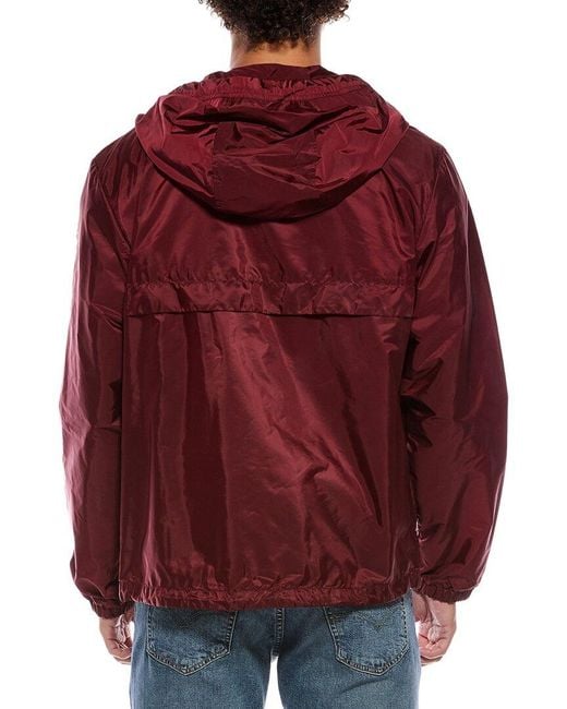 Moncler Red Solid Jacket for men