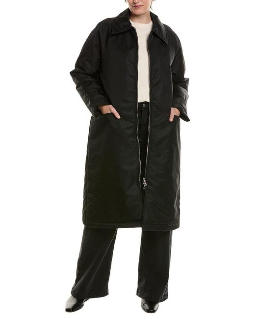 Officine Generale Black Aneta Padded Jacket