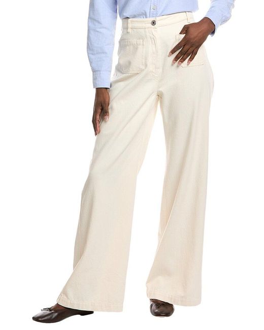 Weekend by Maxmara White Filtro Trouser
