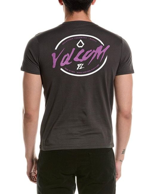 Volcom Black Born To Chase Modern Fit T-shirt for men