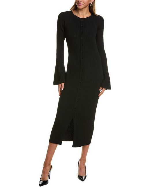 BCBGMAXAZRIA Maxi Sweaterdress in Black Lyst UK