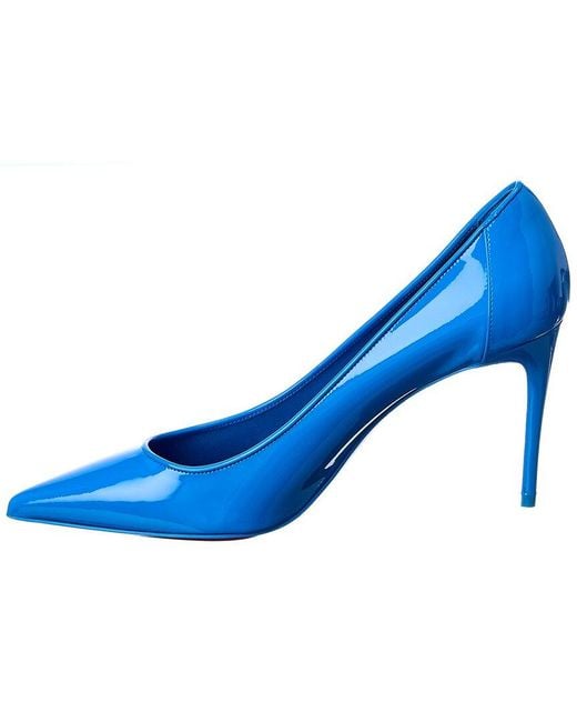 Christian Louboutin Blue Sporty Kate 85 Patent Pump