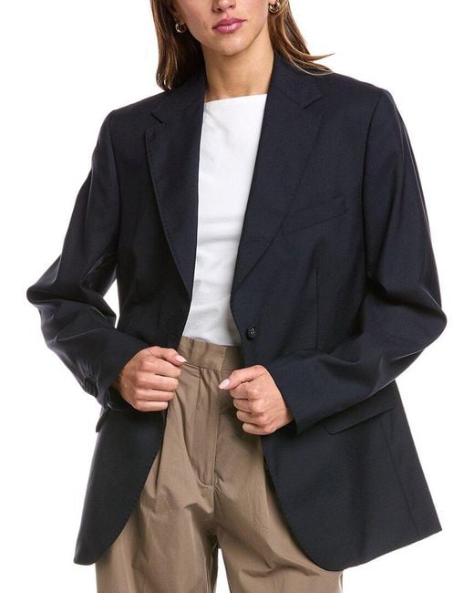 Officine Generale Black Officine Generale Giovanni Wool Jacket