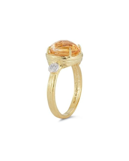 Reiss Metallic 14K 2.73 Ct. Tw. Diamond Ring