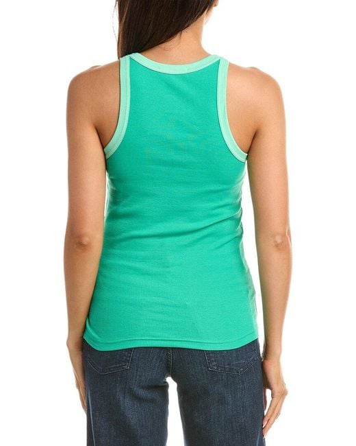 Marimekko Green Kupla Unikko Placement Tank Top