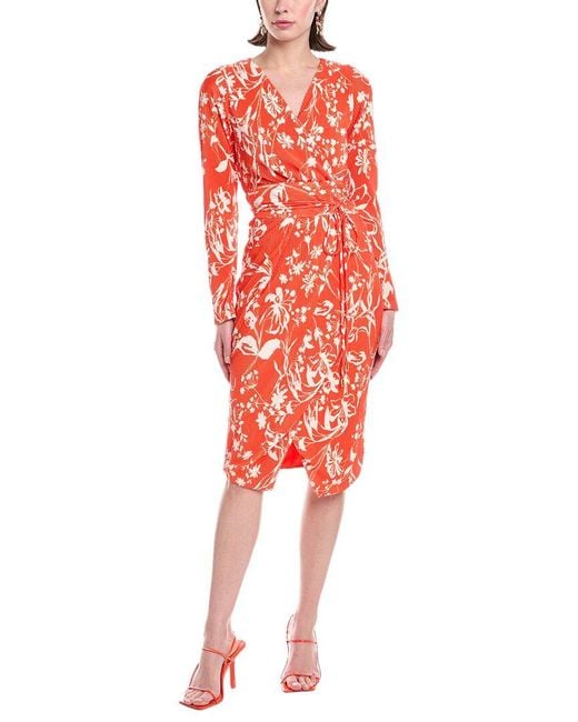 Rachel Roy Red Sylvia Midi Dress