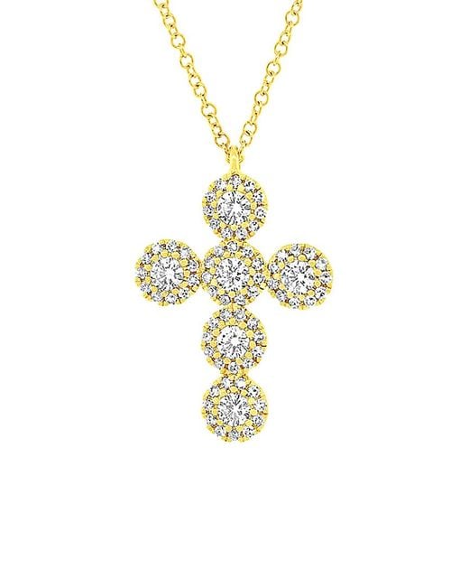 Diana M Metallic Fine Jewelry 14k 0.51 Ct. Tw. Diamond Necklace