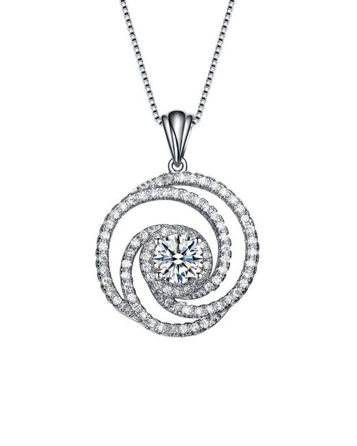 Rachel Glauber White Silver Necklace