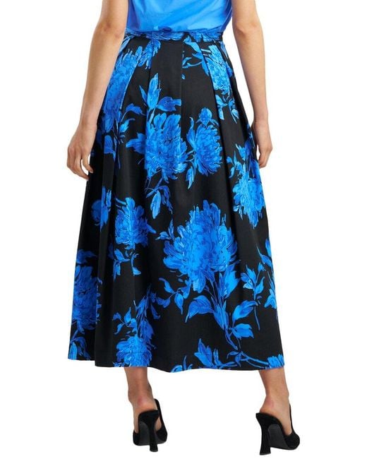 Natori Blue Maxi Skirt
