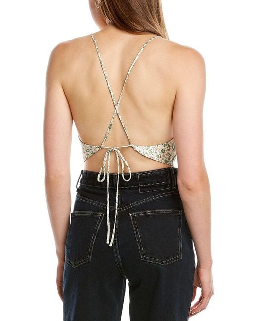 DNT Black Floral Top