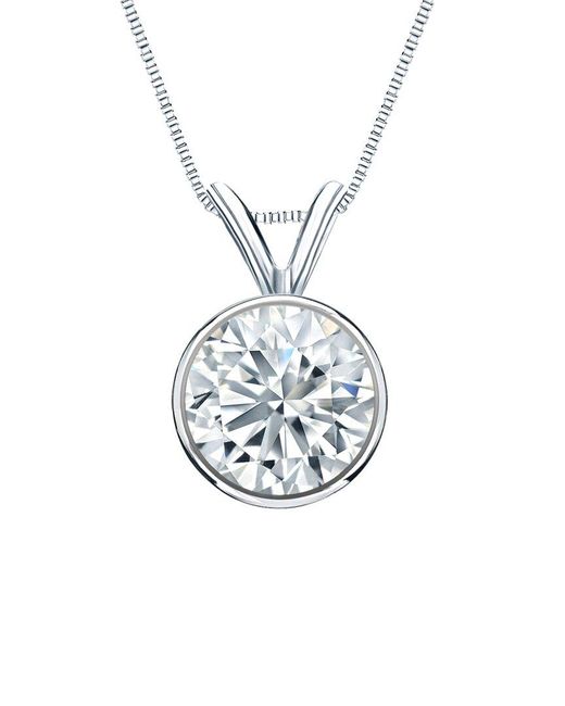 Sabrina Designs Lab Grown Diamonds White 14K 2.50 Ct. Tw. Lab-Grown Diamond Solitaire Necklace