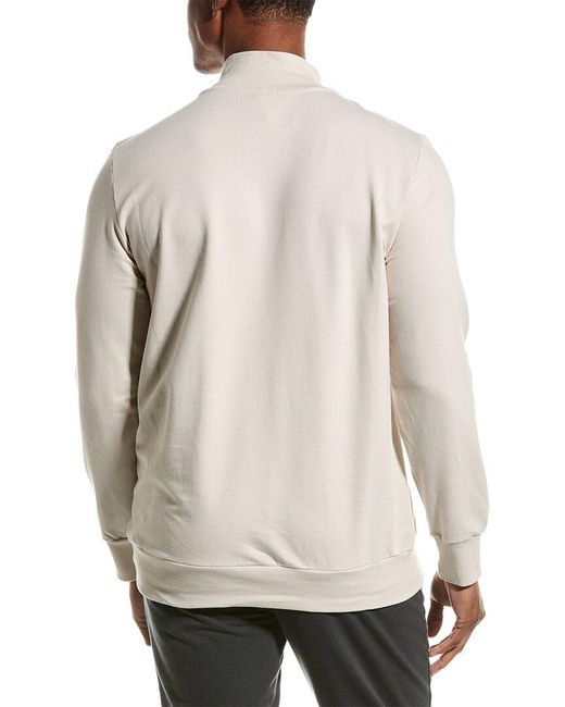 Hanro Natural 1/2-zip Pullover for men