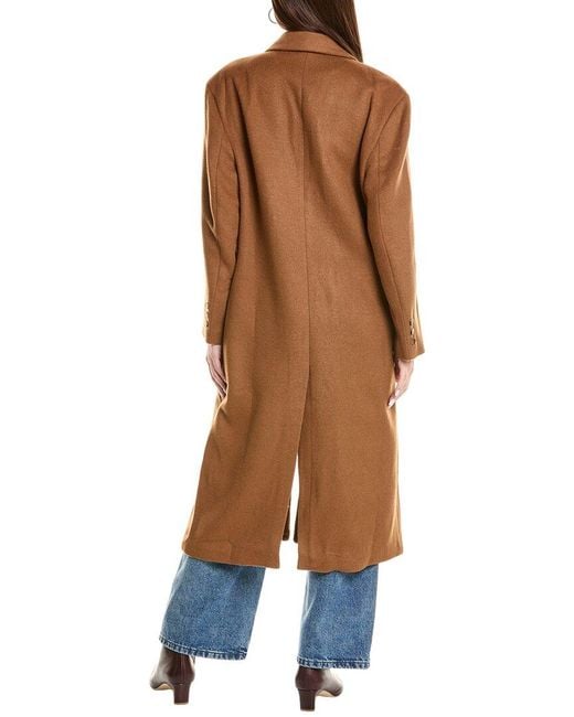 Bardot Brown Structured Oversized Coat