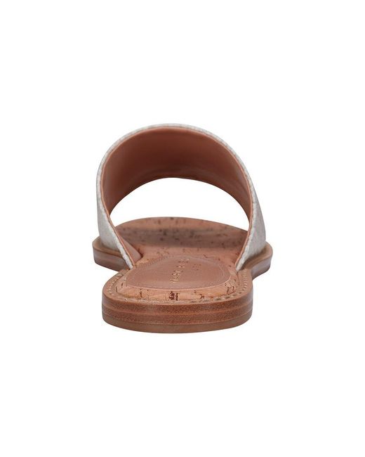 Marc Fisher White Grayce Sandal