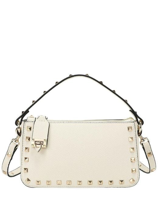 Tiffany & Fred Paris Metallic Studded Convertible Shoulder Bag