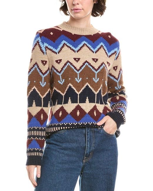 Weekend by Maxmara Blue Paride Alpaca & Wool-Blend Sweater