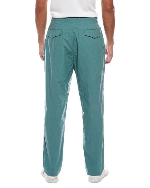 Officine Generale Green Officine Generale Owen Poplin Trouser for men