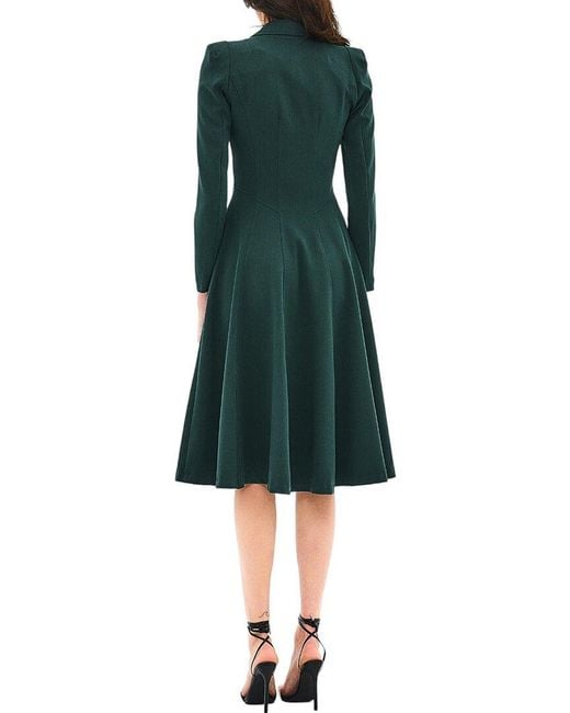 BGL Green Wool-blend Midi Dress