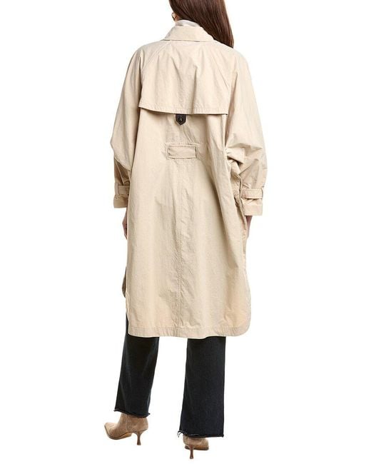 Brunello Cucinelli Natural Trench Coat