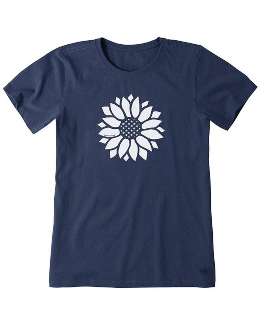 Life Is Good. Blue Crusher Lite T-Shirt