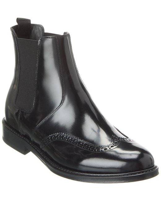 Saint Laurent Black Army 20 Leather Chelsea Boot