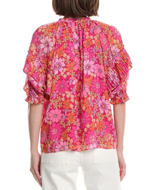 Ramy Brook Pink Janae Blouse