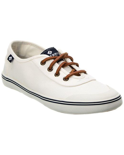 Sperry Top-Sider White Lounge 2 Lace-up Canvas Sneaker