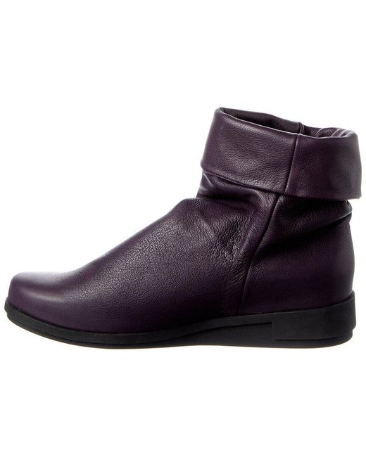 Arche Purple Dayarc Leather Bootie
