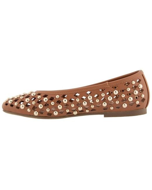 Rebecca Minkoff Brown Delta Flat
