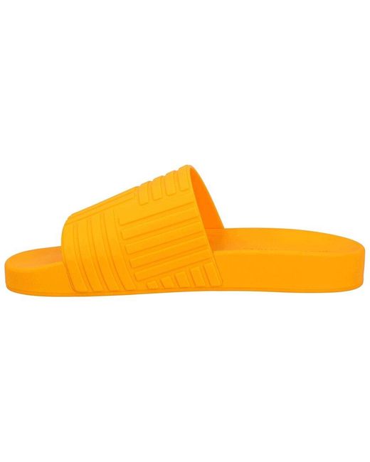 Bottega Veneta Yellow Rubber Resort Slide (Authentic Pre-Loved)