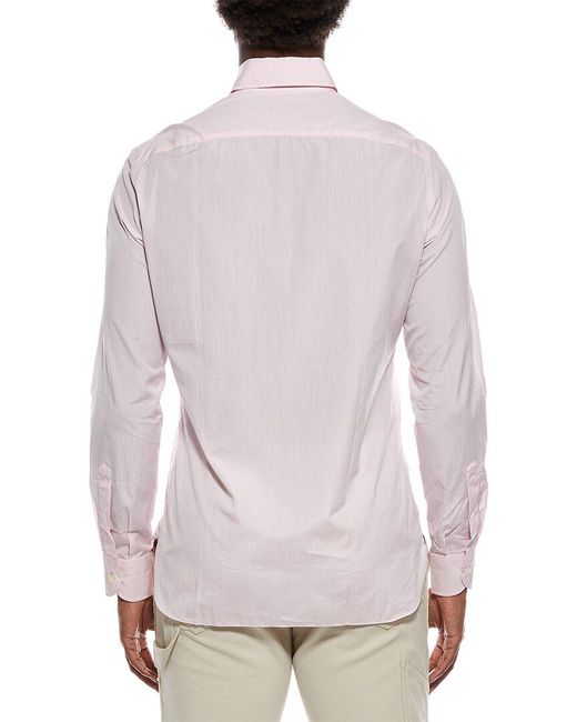 Isaia Pink Sport Shirt for men