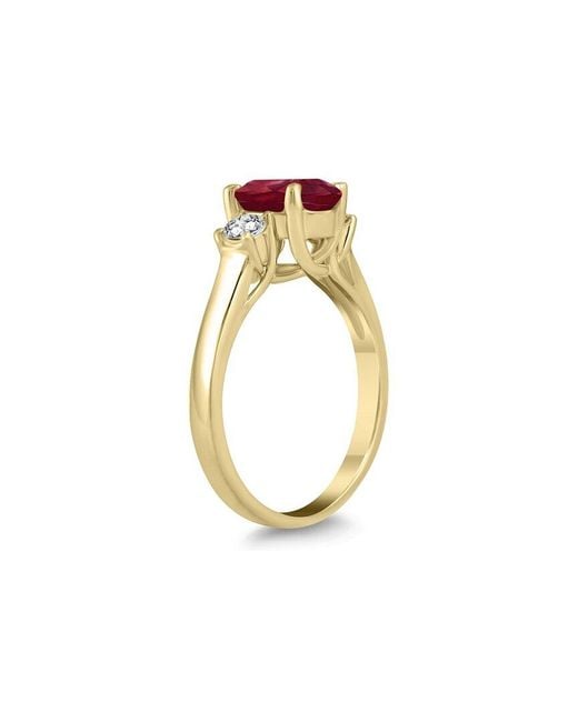 Gem Spark Pink 14K 1.58 Ct. Tw. Diamond & Ruby Ring