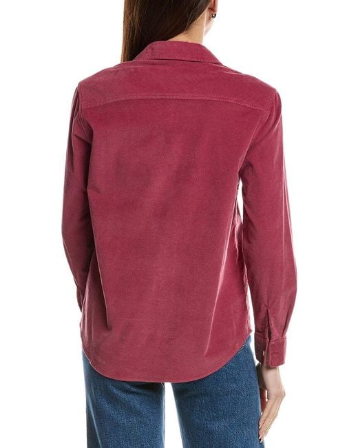 Tommy Bahama Red Sunwashed Coasta Cord Shirt