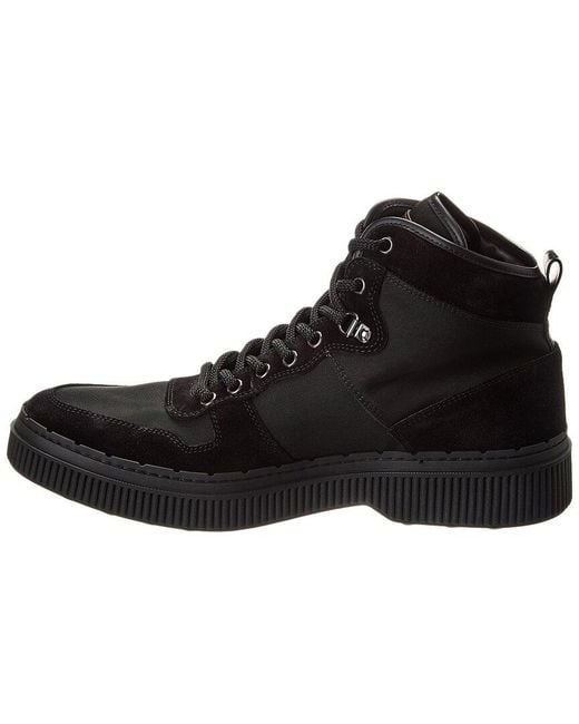 Tod's Black Suede-Trim Boot for men