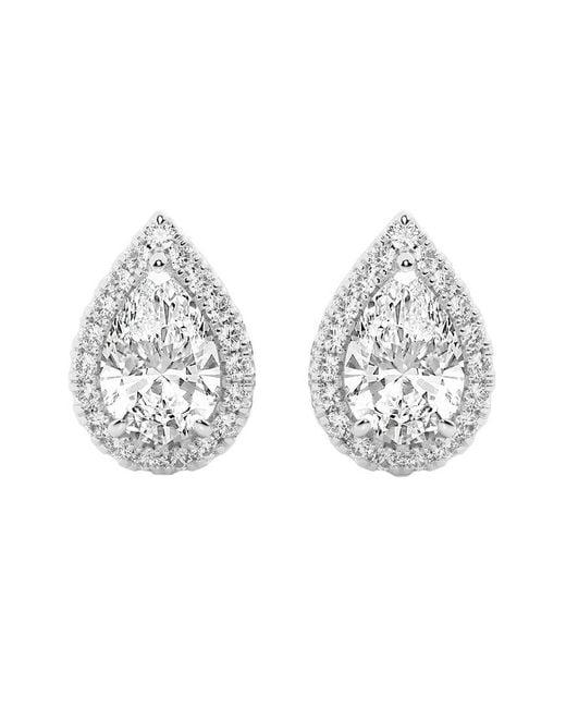 Lab Grown Diamonds Metallic 14k 3.50 Ct. Tw. Lab-grown Diamond Studs