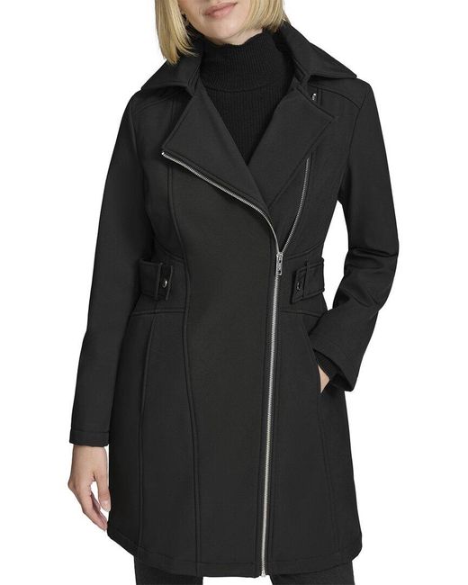 Andrew Marc Saylor Coat in Black Lyst