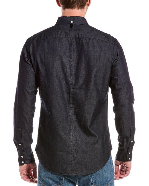 Rag & Bone Black Fit 2 Denim Shirt for men