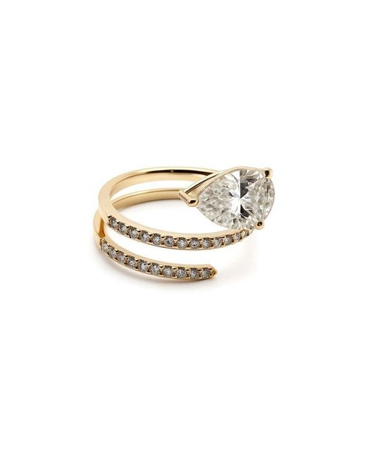 Prince Diamond & Jewelry White 14k 1.95 Ct. Tw. Lab-grown Diamond Wrap Ring