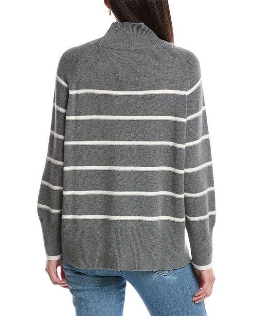 Marella Gray Falange Wool & Cashmere-Blend Sweater