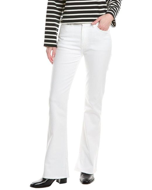 Hudson White Barbara High-Rise Bootcut Jean