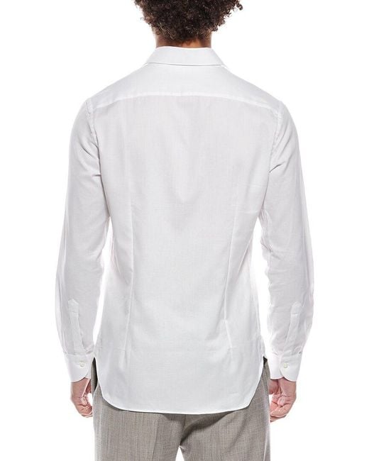 Canali White Dress Shirt for men