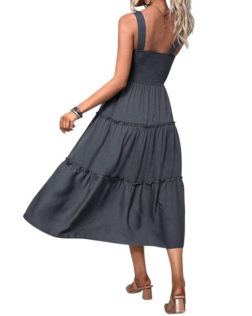 Kayla Paris Blue Midi Dress