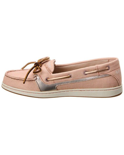 Sperry Top-Sider Pink Starfish Shimmer Solid Boat Shoe