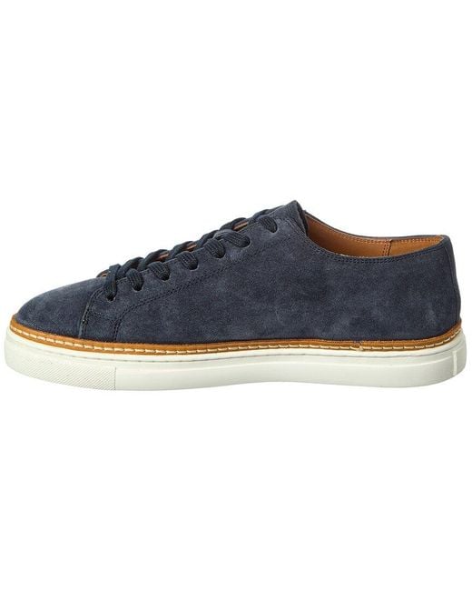 Allen Edmonds Blue Percy Suede Sneaker for men