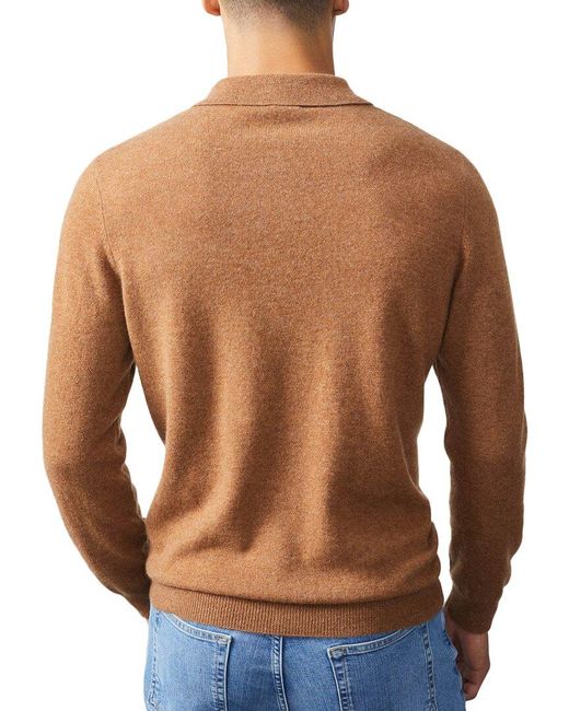 J.McLaughlin Blue Lewiston Cashmere Sweater for men