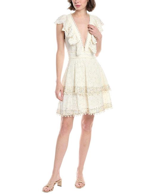 Farm Rio Natural Mini Dress