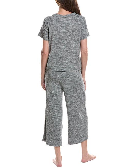 DKNY Gray 2Pc Pajama Jogger & Shirt Set