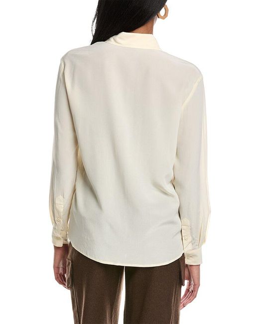 Vanessa Bruno Natural Druyat Silk Shirt