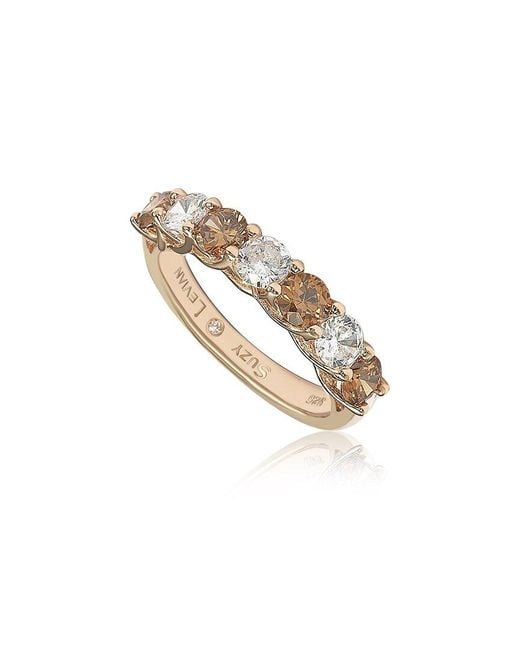 Suzy Levian CZ Jewelry Metallic Suzy Levian Silver Cz Ring