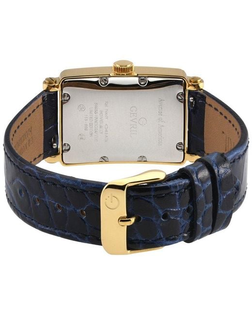 Gevril Blue Watch